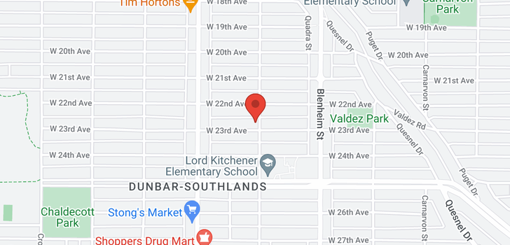 map of 3501 W 23RD AVENUE
